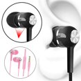 thumbnail image 3 of Auricular con cable Auriculares con cable para juegos en oreja con micrófono Subwoofer de graves pesados Cable de 1,2 m de sonido impactante 9D Ruido para iOS y - rosado Magideal Auricular con cable, 3 of 5