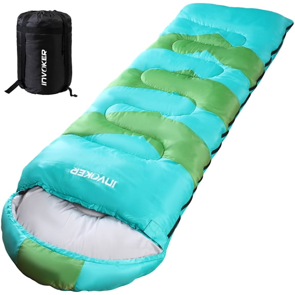 Invoker Sleeping Bag for Adults Kids, Warm & Cool Weather 3-4 Season, 23℉Camping Sleeping Bag, Waterproof Portable Backpacking Hiking Outdoors