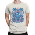 thumbnail image 2 of Maui Surf Club Tropical Crest Men's T-shirt Off-White, 2 of 3