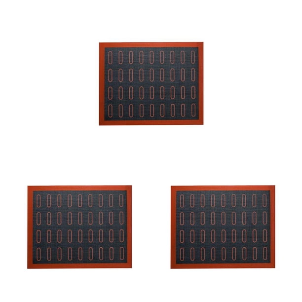 Billuyoard Alfombrilla antiadherente para hornear galletas, reutilizable, transpirable, resistente a altas temperaturas, herramienta de fabricación, hoja Type4 NO4 Billuyoard CBP181320