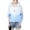 Blue, variant on Women's Sun Protection Jacket Full Zip Thin Hoodie Jacket Athletic Workout Anti UV Windbreaker Quick Dry Hiking Coat for Outdoor Camping