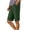 Green, variant on Women's Elastic Waist Casual Shorts, Quick-Dry Bermuda Shorts with Side Pockets