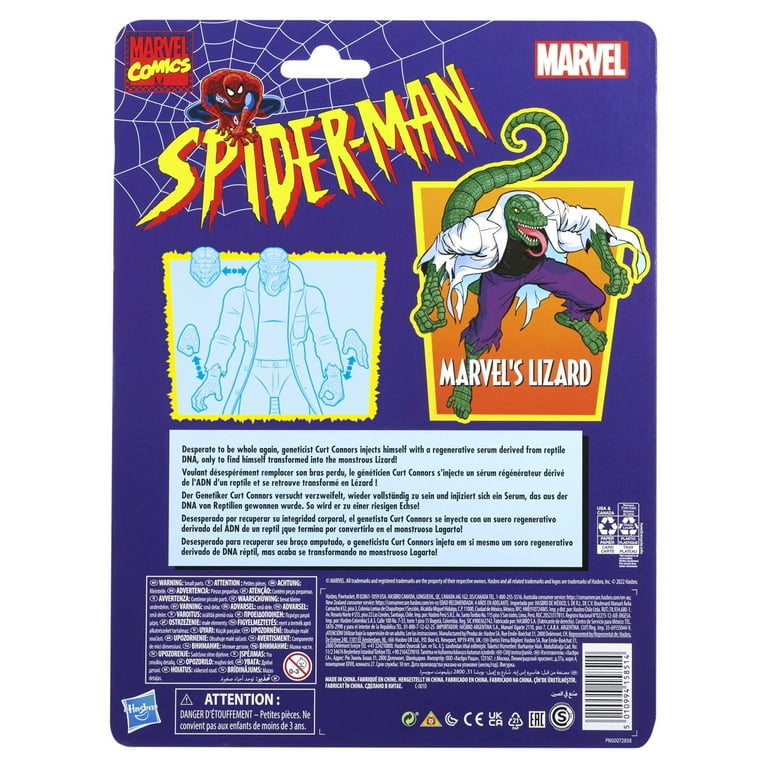 Marvel Legends Series Spider-Man Toy: 6-inch Marvel's Lizard