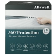 Allswell 360° Protection Zippered Mattress Protector, Queen