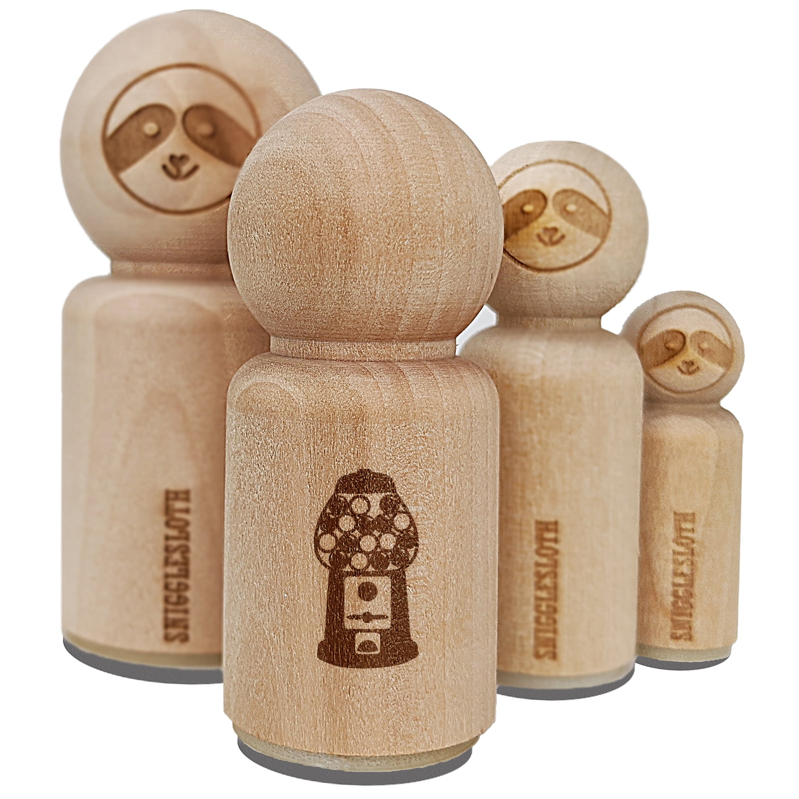 Cute Tooth Outline Rubber Stamp - 1 Inch Craft Stamp For Planners, Journals & DIY Projects