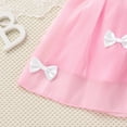 thumbnail image 6 of IWEMEK Prom Dresses for Girls 3D Bow-Knot Birthday Party Dress Pink Cute Tutu for Toddler Girls Baptism Clothes 2025, 6 of 8