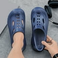 thumbnail image 4 of Clogs for Men EVA Waterproof Thick Sole Cushioned Slip on Garden Water Shoes for Beach Summer Pool Swim, 4 of 6