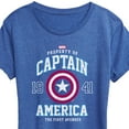 thumbnail image 3 of Marvel Captain America - The First Avenger - Women's Short Sleeve Graphic T-Shirt, 3 of 5