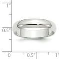 thumbnail image 4 of Primal Gold 10 Karat White Gold 5mm Half Round Band Size 8.5, 4 of 6