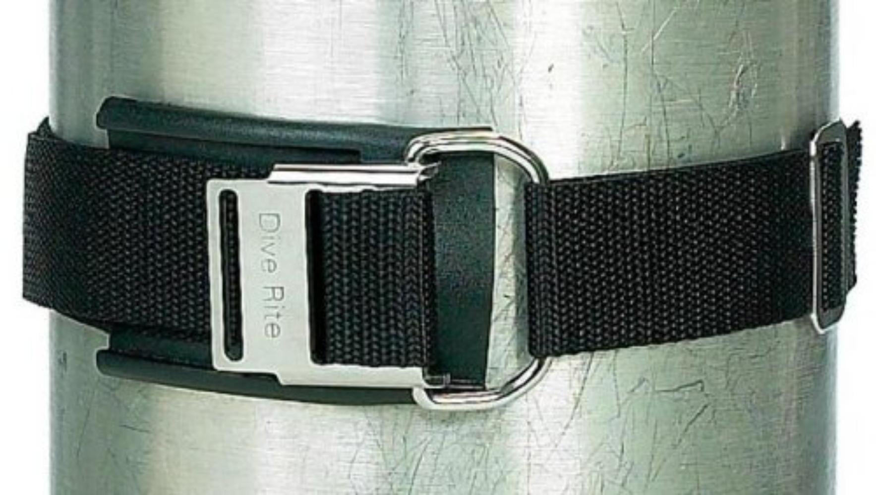 Tank Strap, Narrow w/Low Profile Cam Buckle, 1.5inch webbing Marinegrade, stainless steel