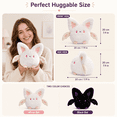 thumbnail image 2 of Cute Bat Plush Toy 7.9 Inch, Round Soft Stuffed Animal Bat Plushie, Kawaii Bat Doll with Big Ears and Wings, Small Gothic Plush Pillow for Halloween, Birthday, Christmas Gift, Room Decor, 2 of 6