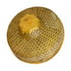 thumbnail image 5 of Sombrero de bambú trenzado, sombrero de pesca, artesanía para hombres y mujeres, manualidades DIY, impermeable, tejido. 365 cm x 14 cm, 5 of 9