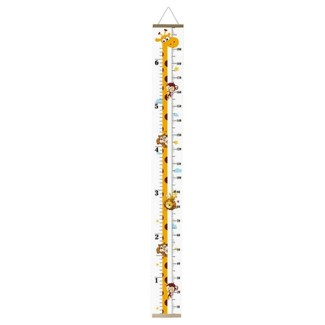 Home Improvement, Growth Chart For Kids Canvas Height Chart Ruler Removable Hanging Wall Ruler Measurement Chart For Home Decoration Measuring Board Foldable, Measuring Tools