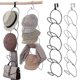 thumbnail image 1 of Baseball Cap Rack Hat Display Holder Door Closet Clothes Scarf Towel Round Storage Shelf Home Organizer, 1 of 3