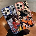 thumbnail image 4 of Funda de teléfono trasera plateada colorida de Dragon Ball Son Goku Comic para Apple iPhone 15 14 13 12 11 XS XR X Pro Max Plus, 4 of 5