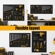 WallPeg Made in USA Pegboard Panels Garage Organization - Wall Storage Kit (2) ea - 24 x 16 Peg Board Tool Organizer Panel Set - Garage Organizer Kit