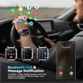 thumbnail image 5 of Men’s military smartwatch, 1400mAh battery, LED light, compatible with Android and iPhone , Fitness tracker, 2.1-inch, Making/Receiving calls, over 120 sports modes, IP68.smartwatch gift, 5 of 8
