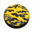 thumbnail image 3 of Multi-Size Car Tire Dust Cover Sunscreen, Corrosion, Dust And Water Keep Spare Tires Clean Vector Camouflage Pattern Yellow_1 17 Inch, 3 of 8