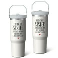 thumbnail image 2 of 1pc sisters 30oz Tumbler with Straw & Handle - Insulated Stainless Steel Cup | Holiday Gift for Man Women (Christmas, Valentine's, Birthday), 2 of 7