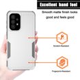 thumbnail image 6 of Xhy Samsung Galaxy A33 5G Case with Screen Protector Military Grade Full Body Double Layer Protection Shock and Drop Resistant TPU Durable Detachable for Galaxy A33 5G Phone-White Grey, 6 of 10