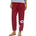 thumbnail image 1 of Heiheiup Dresses For Women 2024 Ladies' Solid Summer Cotton And Linen Loose Breathable Slacks, 1 of 4
