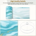 thumbnail image 4 of Lampshades 2 Pack Pastel cyan mint liquid marble watercolor wavy lines brush stains Teal 13"x13"x10" Light Shade for Table Lamps Floor Lamps Drum Lamp Shades Lampshade Replacement Easy Assembly, 4 of 8
