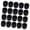 Black 20PCS, variant on 10 Pack Microphone Covers Sponge Foam Windscreens Reusable Thickened for Conference Room Broadcasting