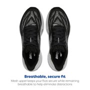 Brooks Men’s Launch 11 Neutral Running Shoe , Black/White , 8