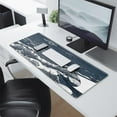 thumbnail image 2 of the Waves and Boats&nbsp;mouse Padswaterproofnon Slip&nbsp;for Office Home Work GamingmousematRubber Base Mousepad with Stitched Edges 31.5x11.8inches, 2 of 7