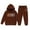 Brown, variant on KidS Jesus Loves You Hoodie Long Sleeve Warm Graphic Hoodies Girls Loose Pullover Sweatpants 2 Pcs Fall Winter Clothes Clothes for Boys 5-6 Years Cute&nbsp;Boys Girls&nbsp;Clothing