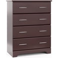 thumbnail image 1 of Storkcraft Brookside Nursery Dresser Organizer (Pebble Gray) with Changing Table Topper, Chest of 2 Drawers for Bedroom, Universal Design, 1 of 7