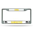 thumbnail image 2 of Cadre de Plaque d'Immatriculation Chromé Iowa Hawkeyes, 2 of 3