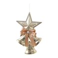 thumbnail image 1 of Campana de lazo de Navidad, de Navidad, adorno de campana de lazo, colgante de campana de Navidad para decoración, fiesta, patio, puerta Estrella de cinco puntas, 1 of 8