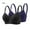 Black, variant on Latrodar Wireless Bras for Women 2PCS Push up Bras No Underwire Anti-Sagging Ultra Light Bralettes with Extender Strap Solid Mesh Underwear for Ladies Dance