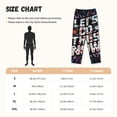 thumbnail image 4 of Lsque Geometric Sports Energetic Burst Print Women's Pajama Pants, Lounge Pant - Comfortable Home Wear,Elastic Waistband, Stylish Design-Small, 4 of 9