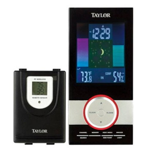 Taylor 1506 Wireless Color Weather Station With Clock by Taylor Precision Products, Inc
