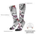 thumbnail image 5 of Knee High Socks for Men and Women, Glasses Owl Althletic Compression Socks, Support Long Tube Socks for Outdoor Sport, Calf Socks, High Stockings for Women Men, 5 of 7