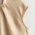 thumbnail image 6 of YTDSCS Womens Sleeveless Shirt Summer Halter Tank Blouse Tops Satin Textured Dress Shirt for Women's XS-L, 6 of 9