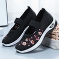thumbnail image 5 of Orthopedic Shoes for Women Floral Embroidered Breathable Casual Walking Sneakers, 5 of 7