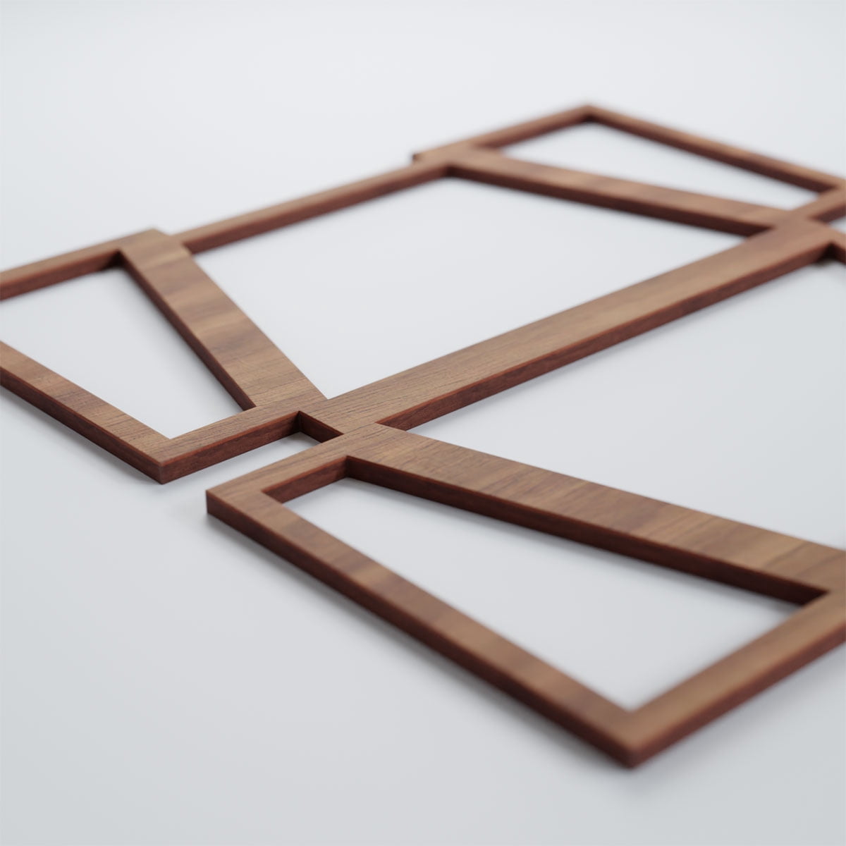 Ekena Millwork 11 3/8"W x 11 3/8"H x 1/4"T Small Greeley Decorative Fretwork Wood Wall Panels, Walnut