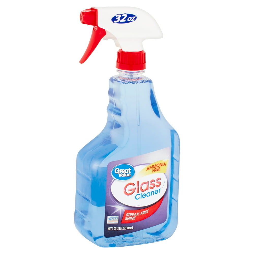 Great Value Ammonia Free Glass Cleaner, 32 fl oz