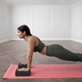thumbnail image 6 of GOGO 6 Pack Yoga Blocks Eva Foam Soft Non-Slip, High-Density Black Yoga Bricks for Pilate Meditation Stability Balance, 6 of 8