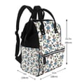 thumbnail image 2 of Fuzoiu Funny Excavator Print Diaper Bag Backpack,Baby Essentials Travel Tote,Multi function Waterproof Diaper Bag, Travel Essentials Baby Bag - Unisex, 2 of 6