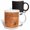 Multicolor, variant on 3drose, Climbing, Moab Desert Adventures, Near Moab, Utah - Us45 Hga0280 - Howie Garber, 11oz Two-tone Yellow Mug