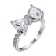 thumbnail image 2 of Fiudx Ofertas de la semana Anillos de boda ovalados en forma de gota de agua de colores para mujer, 1 pieza, 2 of 7