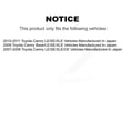 thumbnail image 2 of TOR Front Suspension Control Arm and Ball Joint Assembly Steering Tie Rod End Stabilizer Bar Link Kit (8Pc) for Car Toyota Camry Vehicles Manufactured In Japan Left Right (Driver Passenger) KTR-101602, 2 of 2