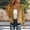 Gold, variant on Women Faux Suede Bomber Jacket Sevevn Long Sleeve Zip Up Raglan Sleeve Cropped Casual Outerwear for Everyday Street Wear