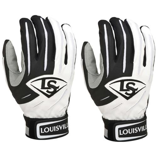 Louisville Slugger Adult Series 5 Batting Gloves Large White/Black