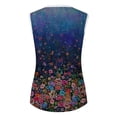 thumbnail image 5 of Camiseta sin mangas de encaje con estampado de mujer Camiseta sin mangas de empalme de cuello redondo Camiseta ligera y cómoda delgada OAVQHLG3B Store  lin121212, 5 of 5