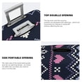 thumbnail image 3 of Hirioo Pixel Heart Winter for Elasticity Suitcase Cover (No luggage Included) Durable Luggage Protector Fits 18-32 Inch Luggage-Large, 3 of 7